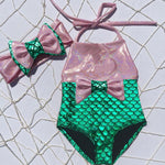 Baby girl mermaid swimsuit set